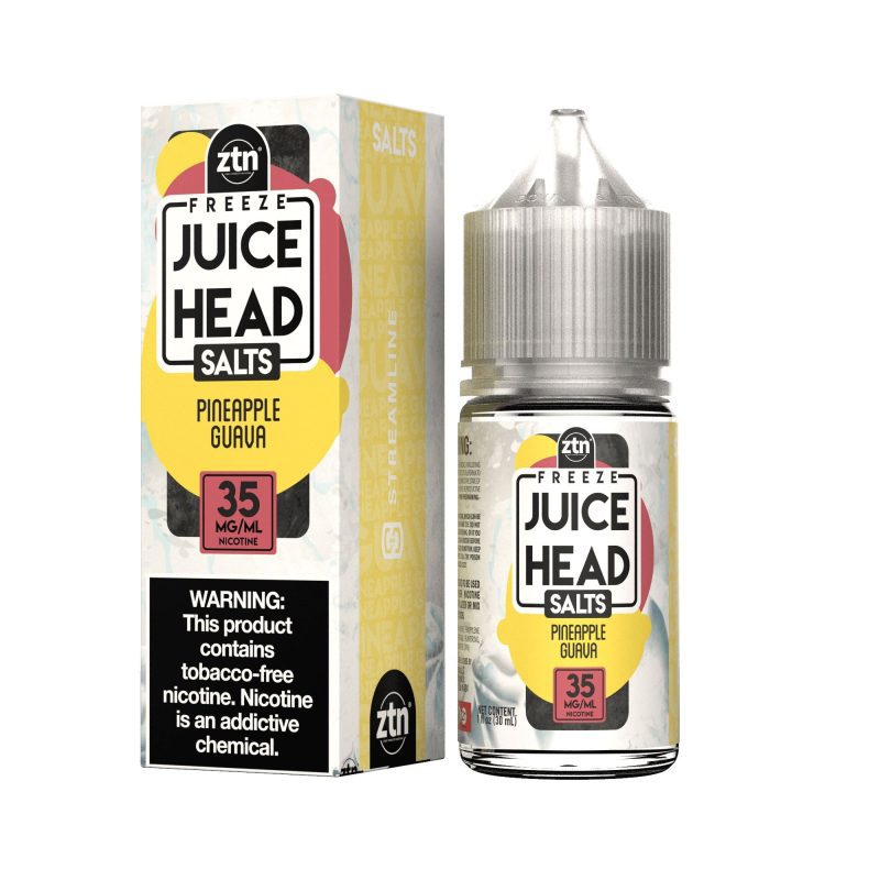 Pineapple Guava Freeze Juice Head Salts (ZTN) E-Liquid with packaging