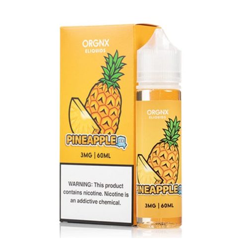 Pineapple Ice By ORGNX E-Liquid 60mL with packaging