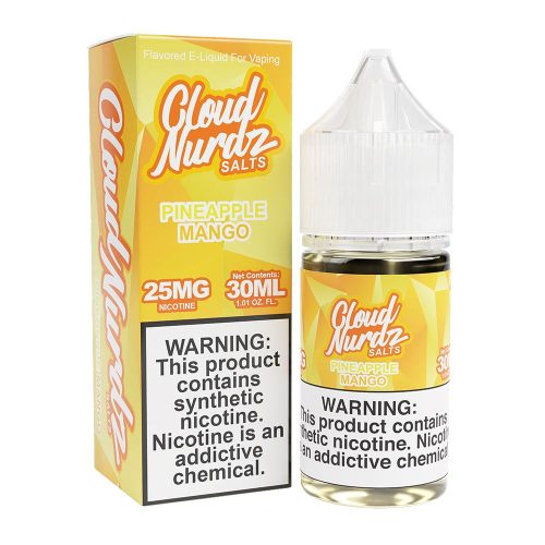 Pineapple Mango | Cloud Nurdz Salts | 30mL | Bottle with Packaging