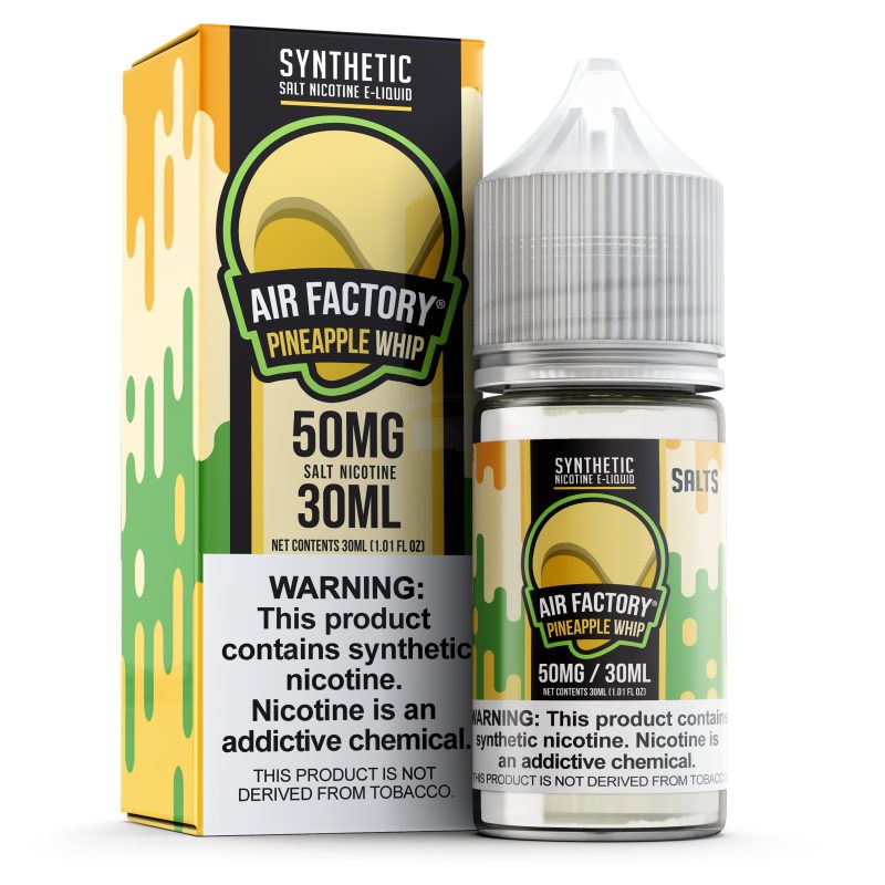 pineapple whip by air factory salt tobacco free nicotine nicotine series e liquid 446799