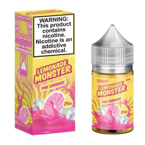 Pink Lemonade by Lemonade Monster Salts with packaging