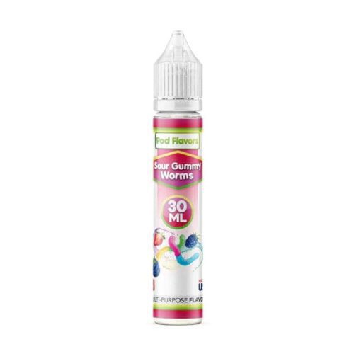 Pod Flavors Multi-Purpose Flavoring | 30mL sour gummy worms bottle