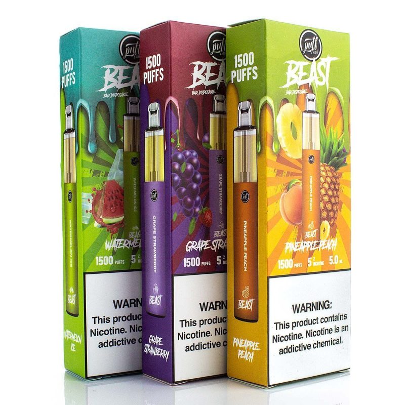 puff labs puff beast bar disposable 1500 puff individual 303478