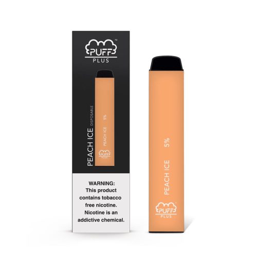 Puff Plus TFN Disposable 800 Puffs 3.5mL peach ice with packaging