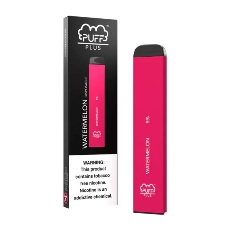 Puff Plus TFN Disposable 800 Puffs 3.5mL watermelon with packaging