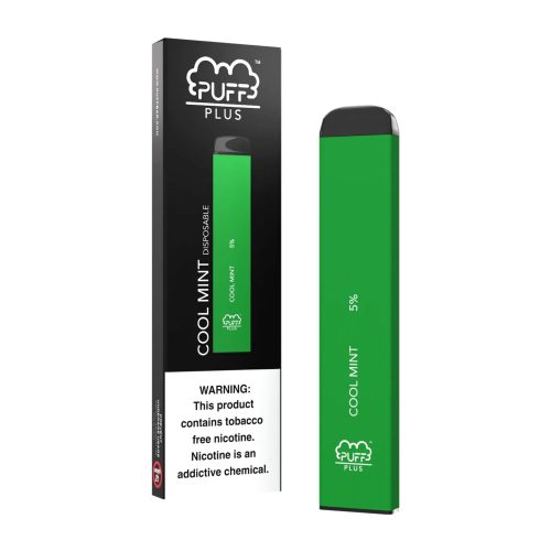 Puff Plus TFN Disposable 800 Puffs 3.5mL cool mint with packaging