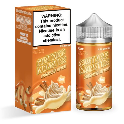 Pumpkin Spice by Custard Monster 100mL with Packaging