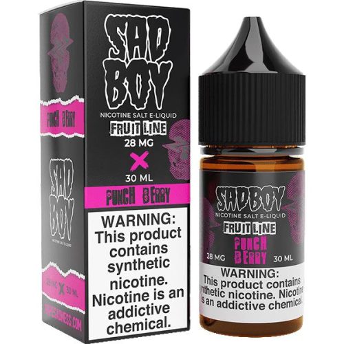 Punch Berry Blood Salt by Sadboy Salts 30ml with packaging