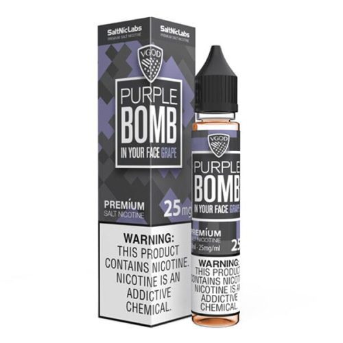 Purple Bomb by VGOD SaltNic 30ml with packaging