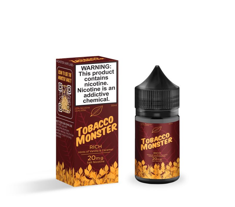 rich by tobacco monster salt e liquid flawless vape shop 203904