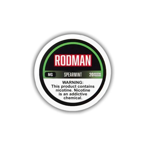 Rodman Nicotine Pouches (20ct Can)(5-Can Pack) Spearmint 6mg