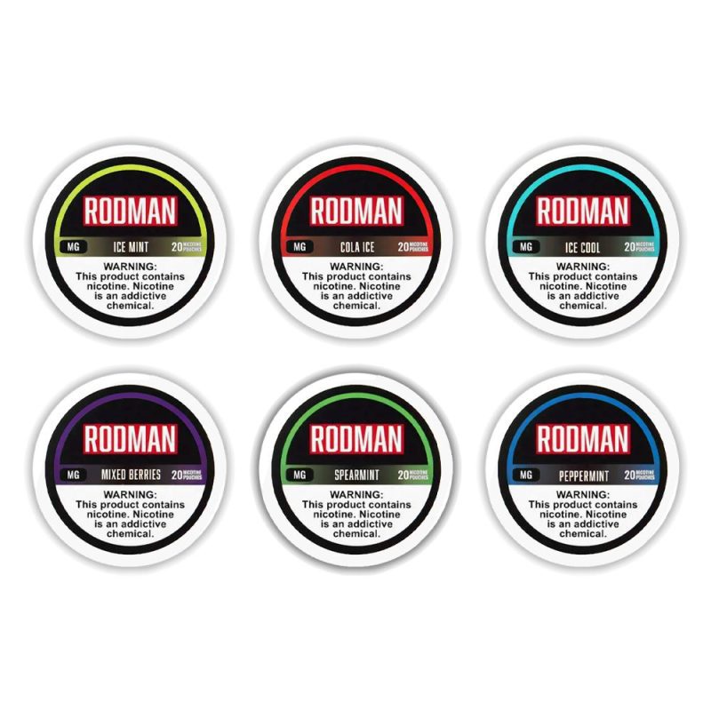 rodman nicotine pouches 20ct can5 can pack 541359