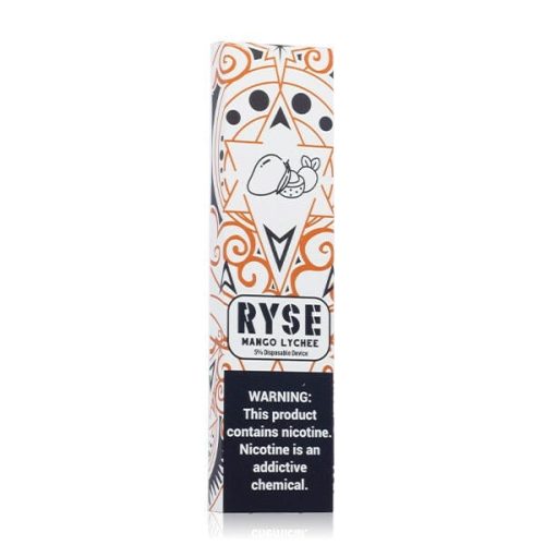 Ryse Disposable | 400 Puffs | 1.3mL mango lychee packaging