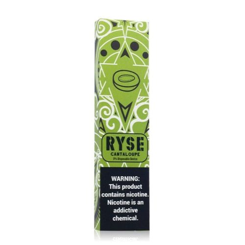 Ryse Disposable | 400 Puffs | 1.3mL cantaloupe packaging