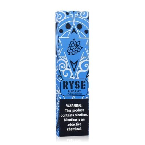 RYSE | Disposable E-Cigs blue razz packaging