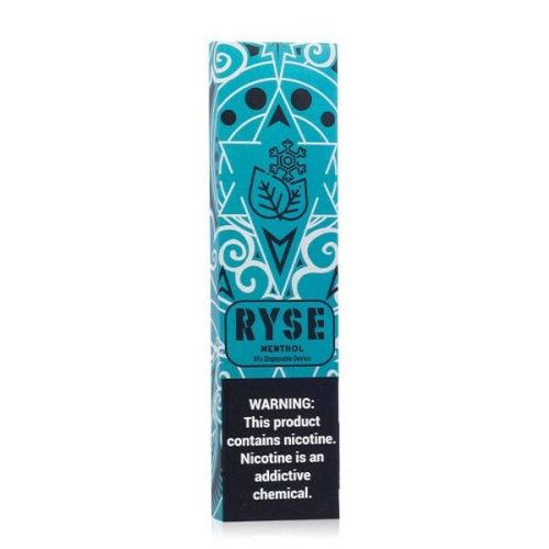 RYSE | Disposable E-Cigs menthol packaging