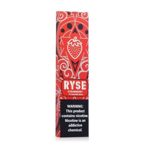 RYSE | Disposable E-Cigs strawberry packaging