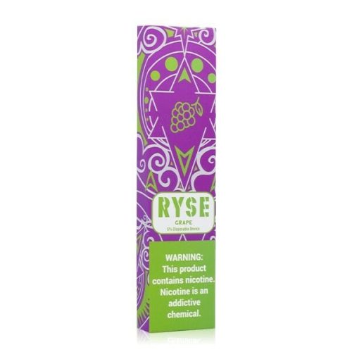 RYSE | Disposable E-Cigs grape packaging