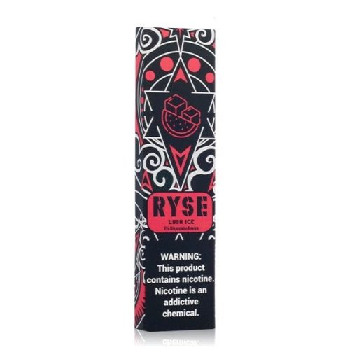 RYSE | Disposable E-Cigs lush ice packaging