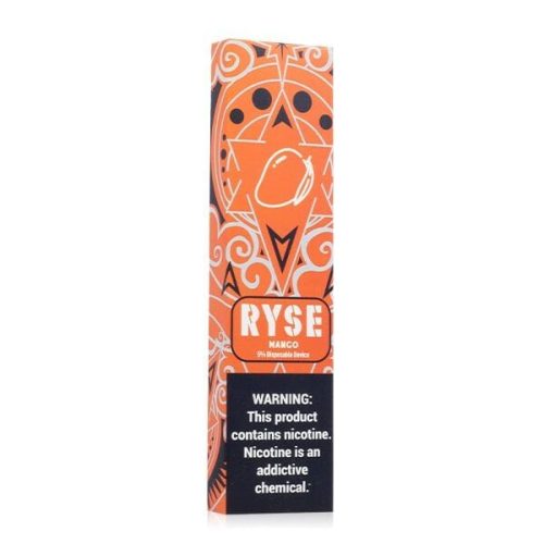 RYSE | Disposable E-Cigs mango packaging