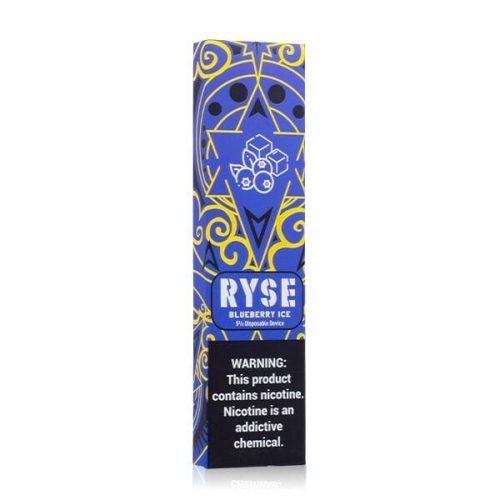 RYSE | Disposable E-Cigs blueberry ice packaging