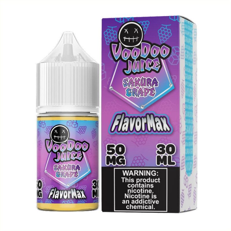 sakura grape by voodoo juice flavormax salts series 30ml 638924