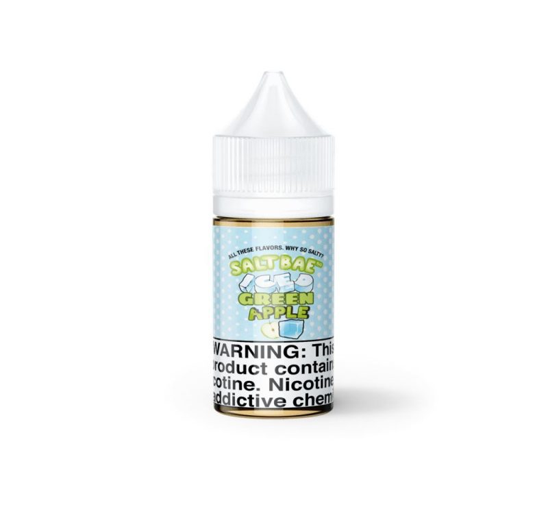 salt bae 50 iced green apple 30ml eliquid 564529