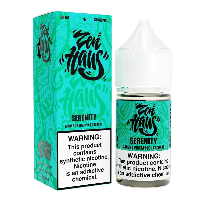 serenity by zen haus salts e liquid 30ml 732025