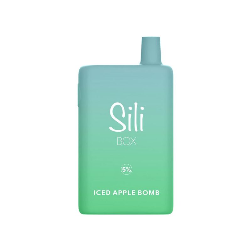 Sili Box Disposable 6000 Puffs 16mL 50mg iced apple bomb