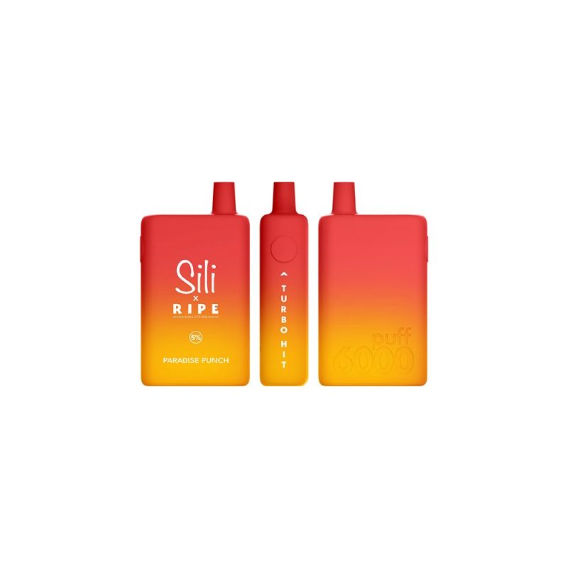 Sili X Ripe Disposable 6000 Puffs 16mL 50mg Paradise Punch