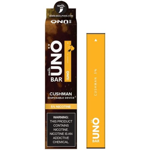 SKOL | UNO Bar Disposable 5% Nicotine (Individual) cushman with packaging