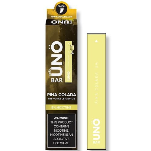 SKOL | UNO Bar Disposable 5% Nicotine (Individual) pina colada with packaging