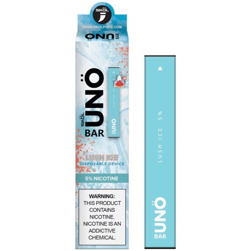 SKOL | UNO Bar Disposable 5% Nicotine (Individual) lush ice with packaging