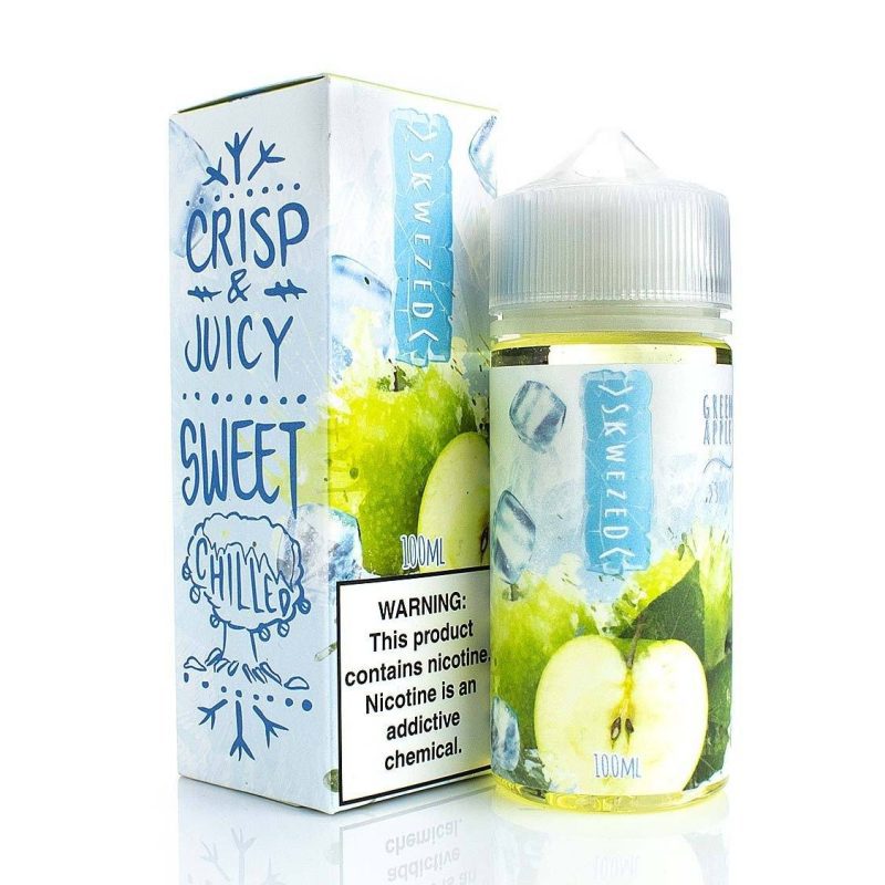 skwezed iced green apple 100ml eliquid 460018