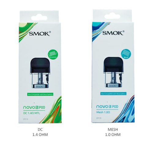 smok novo 2 replacement pod cartridge pack of 3 703061