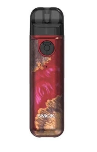 SMOK Novo 4 Mini Kit 900mAh red stabilizing wood