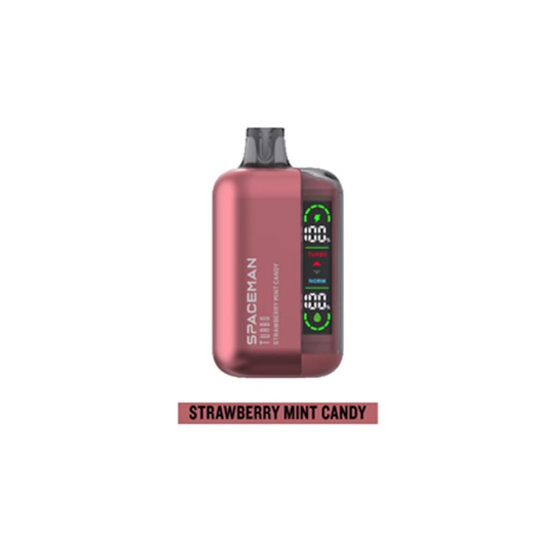 SMOK Space Man Turbo Disposable 15000 Puffs 16mL 50mg Strawberry Mint Candy