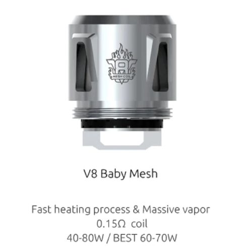 SMOK V8 Baby Prince Coils (Pack of 5) V8 Baby Mesh