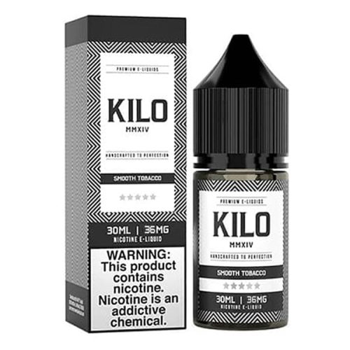 Smooth Tobacco by Kilo Salt E-Liquid with packaging