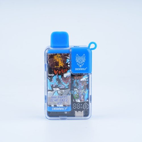 Snowwolf Ease Smart Disposable | 9000 Puffs | 18mL | 50mg blue razz ice