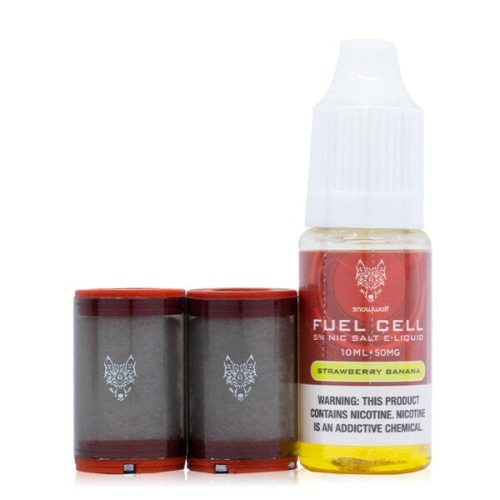 SnowWolf Fuel Cell Replacement Pods (2 Pods + 10mL Juice) Strawberry Banana