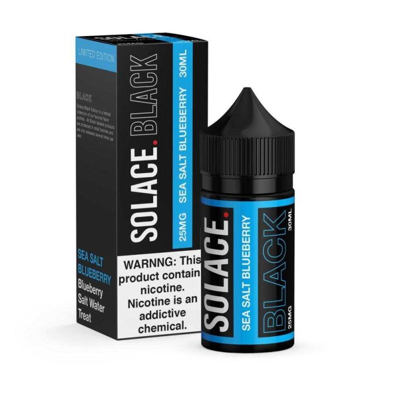 solace black sea salt blueberry 30ml eliquid clearance 476746