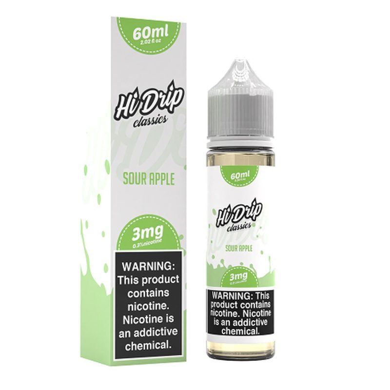 sour apple by hi drip classics e liquid 60ml 844390