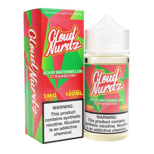 sour watermelon strawberry by cloud nurdz tfn 100ml 595762