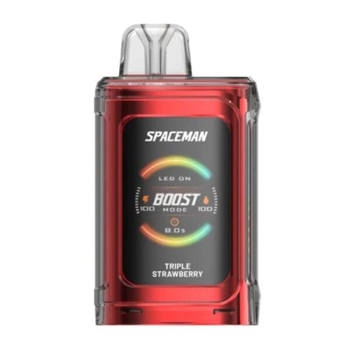 Space Man Prism Disposable 20000 Puffs 18mL 50mg triple strawberry