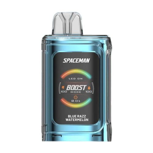 Space Man Prism Disposable 20000 Puffs 18mL 50mg blue razz watermelon