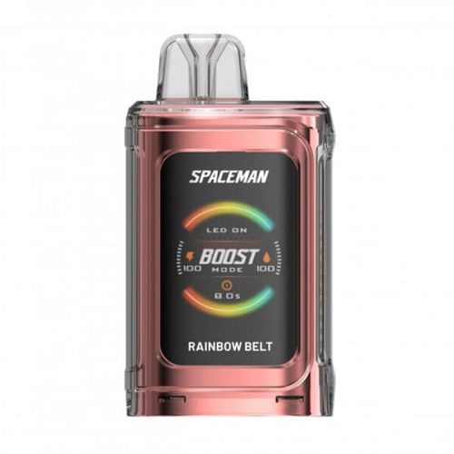 Space Man Prism Disposable 20000 Puffs 18mL 50mg rainbow belt