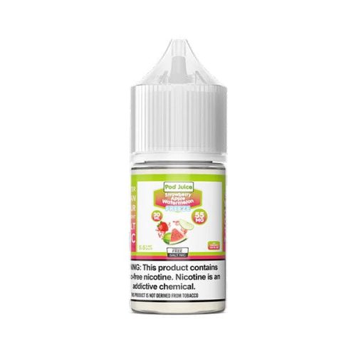 Strawberry Apple Watermelon Freeze by Pod Juice TFN Salt 30mL Bottle