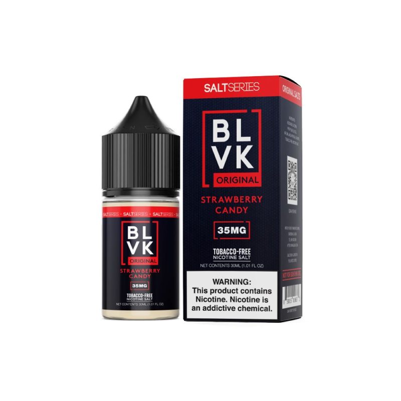 strawberry candy strawberry by blvk unicorn nicotine salt 30ml 327579