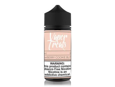 Strawberry Cookie Butter by Vaper Treats 100mL Series Bottle